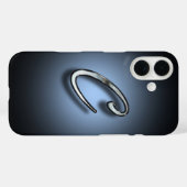 Monogramm-Scheinwerfer-Hintergrund Case-Mate iPhone Hülle (Rückseite (Horizontal))