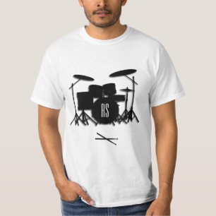 Monogramm-Schlagzeug-Set T-Shirt