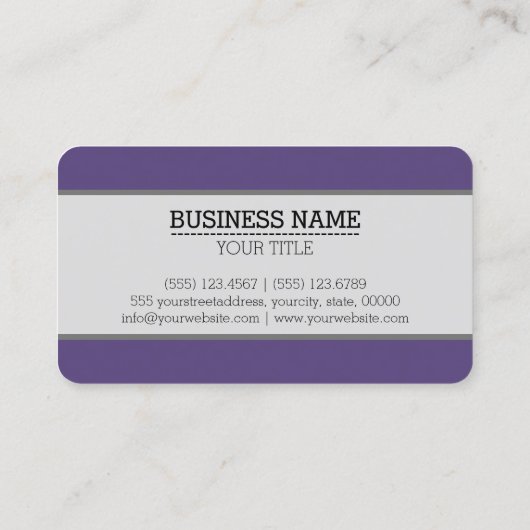 Monogramm Schlichter dunkler Cyber-Traubenhintergr Visitenkarte (Rückseite)