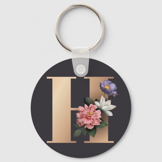 Monogramm Schlüsselanhänger (Vorderseite)