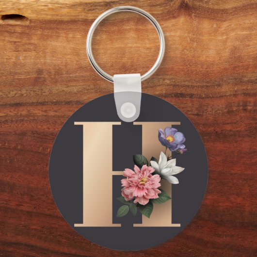 Monogramm Schlüsselanhänger (Vorderseite)