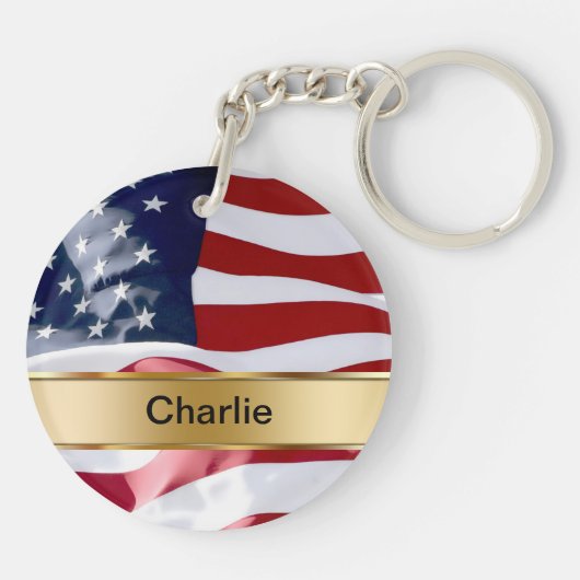 Monogramm-Schlüsselanhänger doppelseitig Schlüsselanhänger (Rückseite)