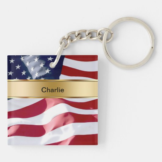 Monogramm-Schlüsselanhänger doppelseitig Schlüsselanhänger (Rückseite)