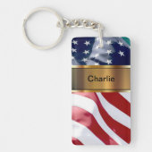 Monogramm-Schlüsselanhänger doppelseitig Schlüsselanhänger (Vorderseite)