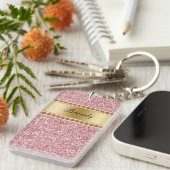 Monogramm-Schlüsselanhänger zwei Seiten Schlüsselanhänger (Vorderseite rechts)