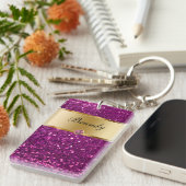 Monogramm-Schlüsselanhänger zwei Seiten Schlüsselanhänger (Vorderseite rechts)