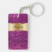 Monogramm-Schlüsselanhänger zwei Seiten Schlüsselanhänger (Rückseite)