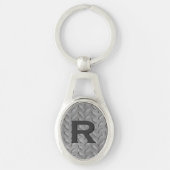 Monogramm-Schlüsselkette der Leiterplatte Schlüsselanhänger (Vorderseite)