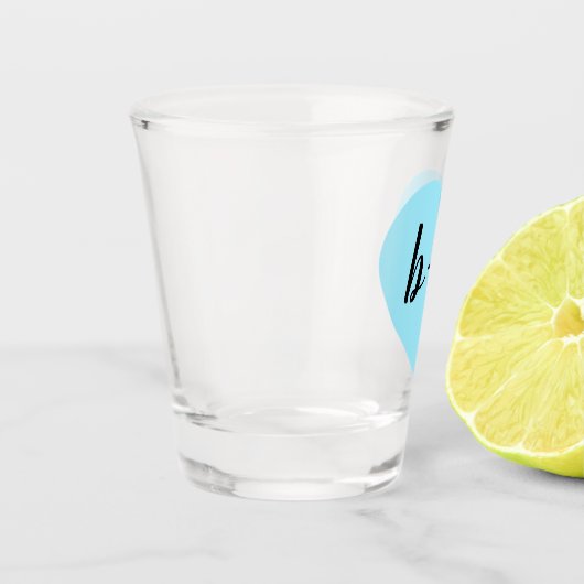 Monogramm Schnapsglas (Links)