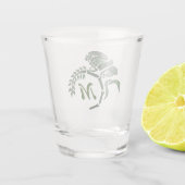 Monogramm Schnapsglas (Rückseite)