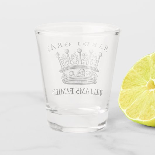 Monogramm Schnapsglas (Rückseite)