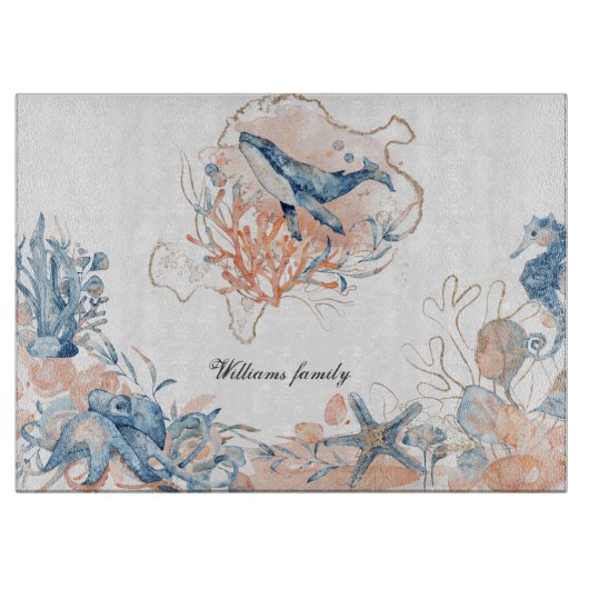 Monogramm Schneidebrett (Vorderseite)