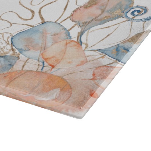 Monogramm Schneidebrett (Ecke)