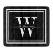 Monogramm Schneidebrett (Vorderseite)