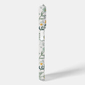 Monogramm schönes botanisches Muster Case-Mate iPhone Hülle (Rückseite / Rechts)