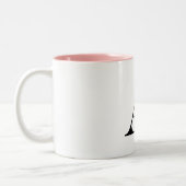 MONOGRAMM SCHREIBEN A ZWEIFARBIGE TASSE (Links)