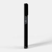 MONOGRAMM SCHREIBEN MINIMALISTISCH iPhone HÜLLE (Rechte Seite)