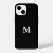 MONOGRAMM SCHREIBEN MINIMALISTISCH iPhone HÜLLE (Rückseite)