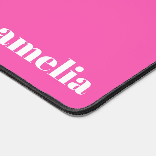 Monogramm Schreibtischunterlage (Ecke)