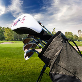 Monogramm-Schrift Golf Headcover