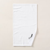 Monogramm-Schrift Hochzeit-Badehandtuch-Set Badhandtuch Set (Handtuch)