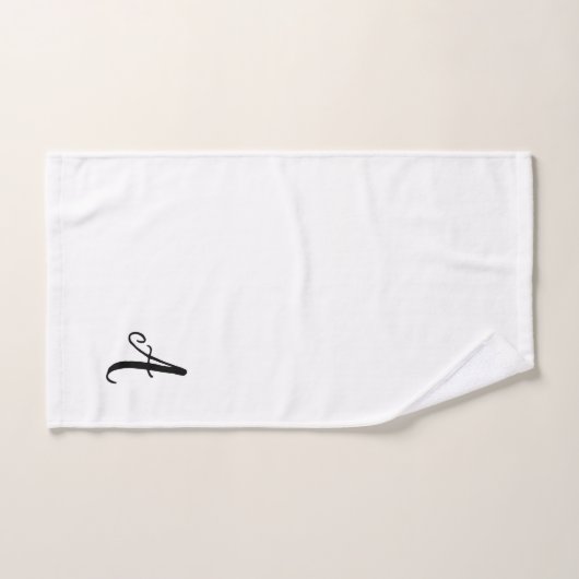 Monogramm-Schrift Hochzeit-Badehandtuch-Set Badhandtuch Set (Handtuch)