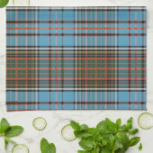 Monogramm Schrift Karo Tartan Clan Anderson Karomu Geschirrtuch (Gefaltet)