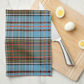 Monogramm Schrift Karo Tartan Clan Anderson Karomu Geschirrtuch (Viertel Falte)