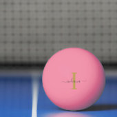 Monogramm Schrift Name Modern Modern Tischtennisball (Netto)