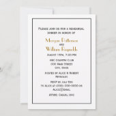 Monogramm Schriftart DIY BG Einladung (Rückseite)