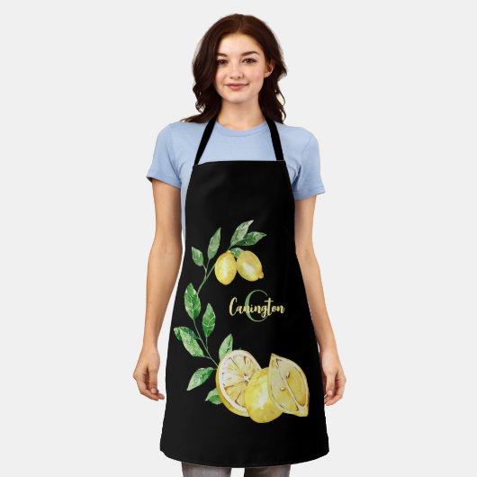 Monogramm Schürze (Getragen)