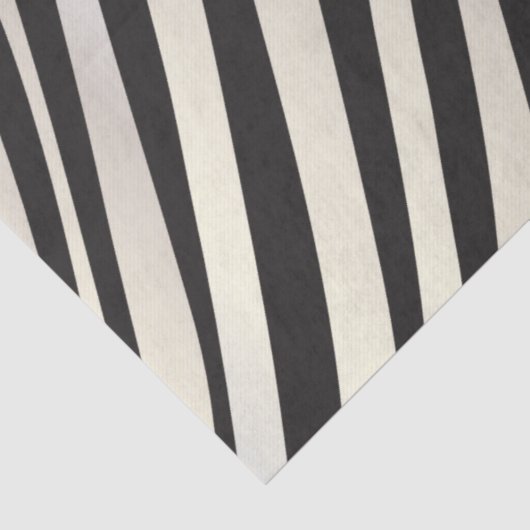 Monogramm Schwarz und Silber Streifen Zebra Muster Seidenpapier (Ausschnitt)