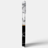 Monogramm Schwarz-weißer Beleg Case-Mate iPhone Hülle (Rückseite / Rechts)