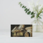 Monogramm-Schweißen Visitenkarte (Stehend Vorderseite)