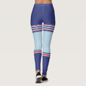 Monogramm-Seelogo-Anker-Rad-Helm-Motto Leggings (Rückseite)