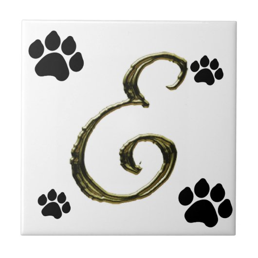 Monogramm-Seitenteile für Pasten Fliese (Vorderseite)