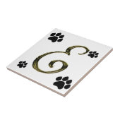 Monogramm-Seitenteile für Pasten Fliese (Seite)