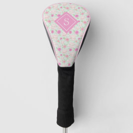 Monogramm Shabby Chic-Teebecher Golf Headcover