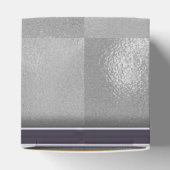 Monogramm-Silberfolie Geschenkschachtel (Oben)