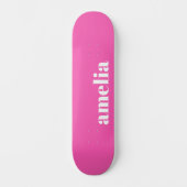 Monogramm Skateboard (Vorderseite)