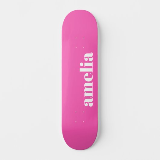 Monogramm Skateboard (Vorderseite)