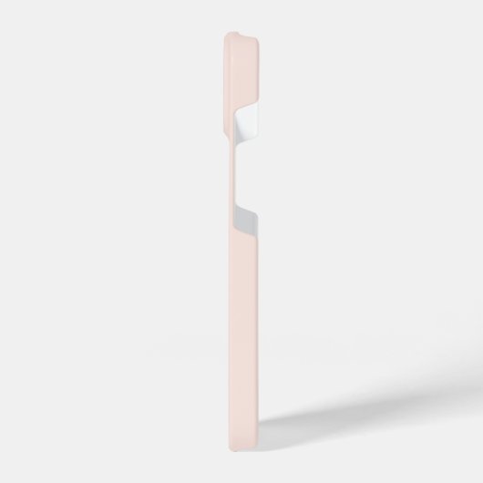 Monogramm-Skriptsignatur Rosa iPhone Hülle (Linke Seite)