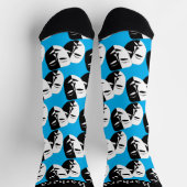 Monogramm-Socken für die Theaterkomödie und die Tr Socken (Oben)