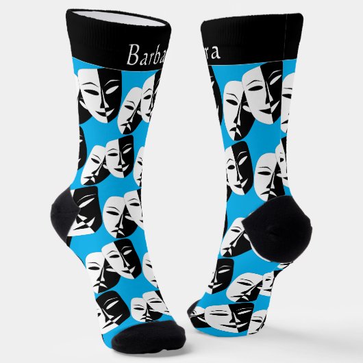 Monogramm-Socken für die Theaterkomödie und die Tr Socken (Gewinkelt)