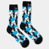 Monogramm-Socken für die Theaterkomödie und die Tr Socken (Rechts)