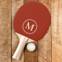 Monogramm Solid Burnt Sienna Farbe