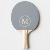 Monogramm Solid Dove Gray Farbe Tischtennis Schläger (Vorderseite)