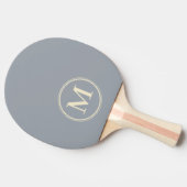 Monogramm Solid Dove Gray Farbe Tischtennis Schläger (Seitenansicht)