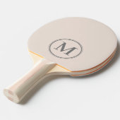 Monogramm Solid Sandcastle Rosa Farbe Tischtennis Schläger (Vorderseite)