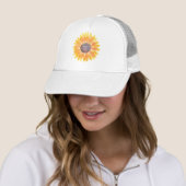 Monogramm Sonnenblume Truckerkappe (Beispiel)